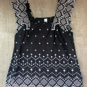 Old Navy black XS blouse